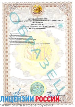 Образец сертификата соответствия (приложение) Белорецк Сертификат ISO 14001